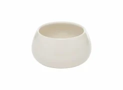 Aperoset Nora 5st Ø21x6,80cm - aardewerk - wit