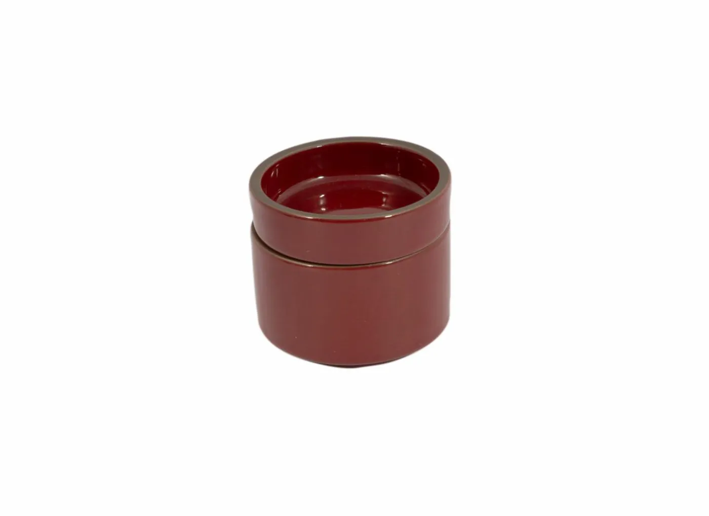 Aperoset Sharing Ø6cm - keramiek - vintage marroon set van 2