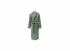 Badjas Cara M - flanel - olive green