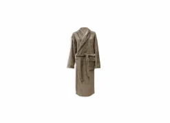 Badjas Cara M - flanel - taupe