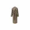 Badjas Cara S - flanel - taupe