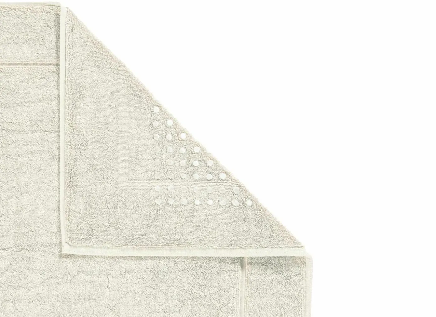 Badmat London 60x60cm - katoen - jasmin met antislip