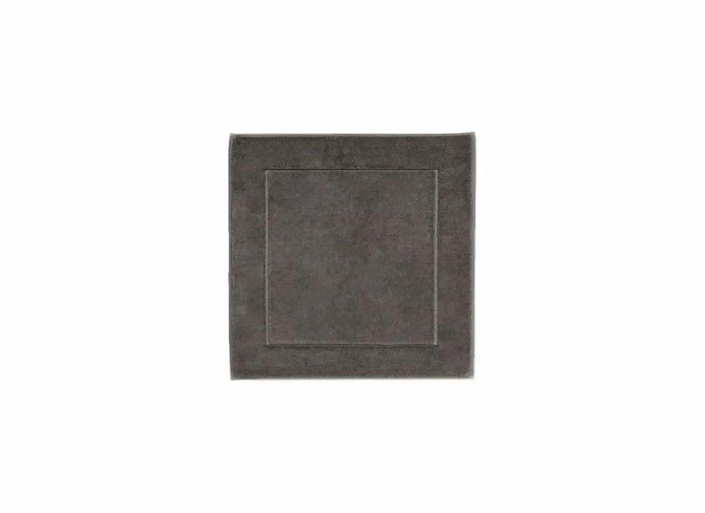 Badmat London 60x60cm - polyester & katoen - ash