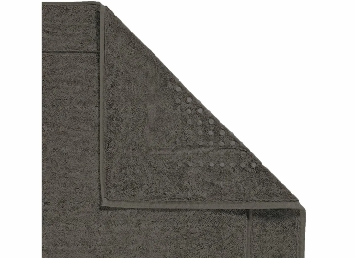 Badmat London 60x60cm - polyester & katoen - ash