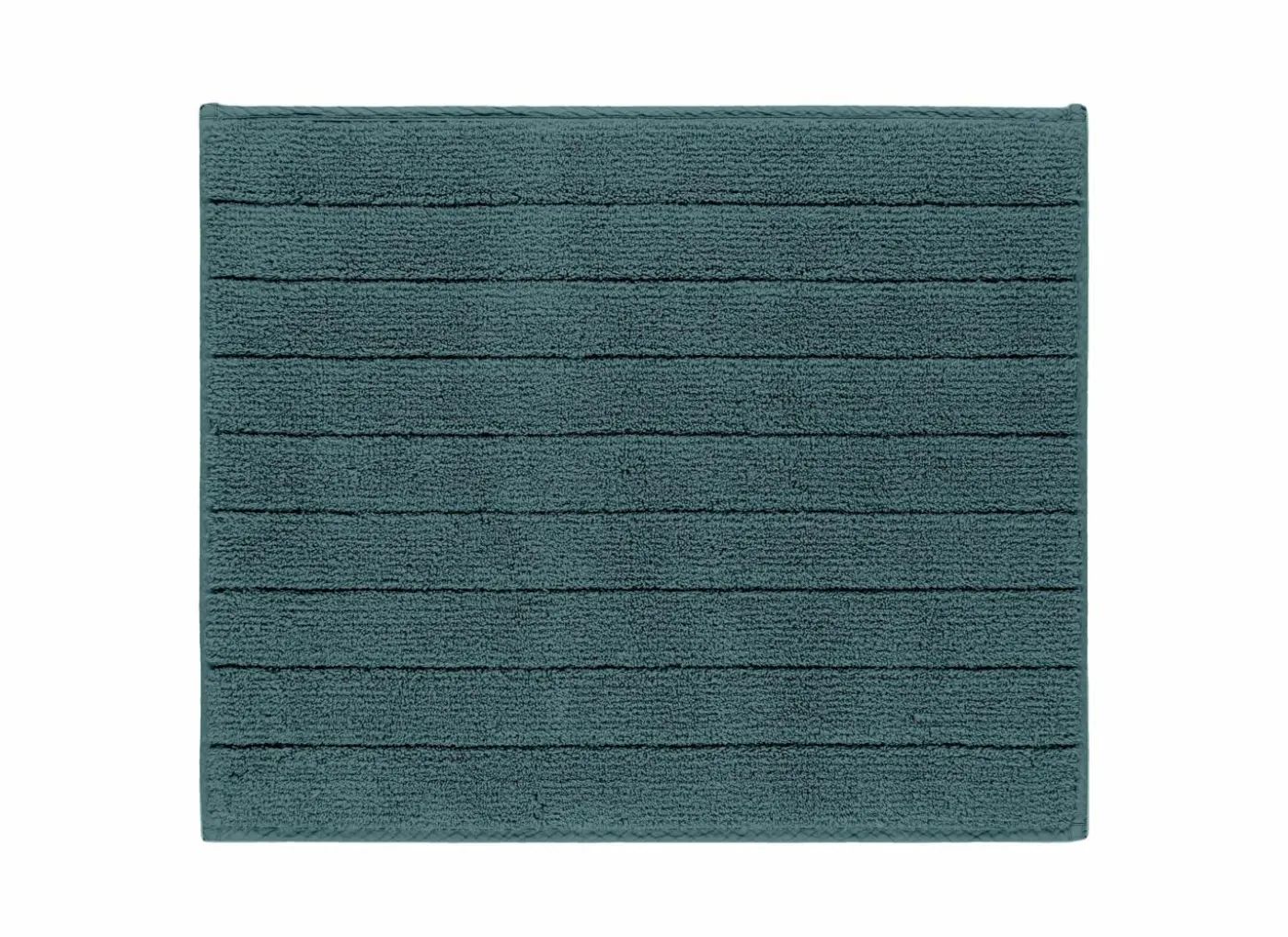 Badmat Luca 60x50cm - polyester & katoen - deep water