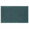 Badmat Luca 100x60cm - polyester & katoen - deep water