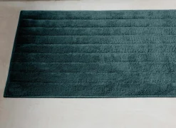 Badmat Luca 80x50cm - polyester & katoen - deep water