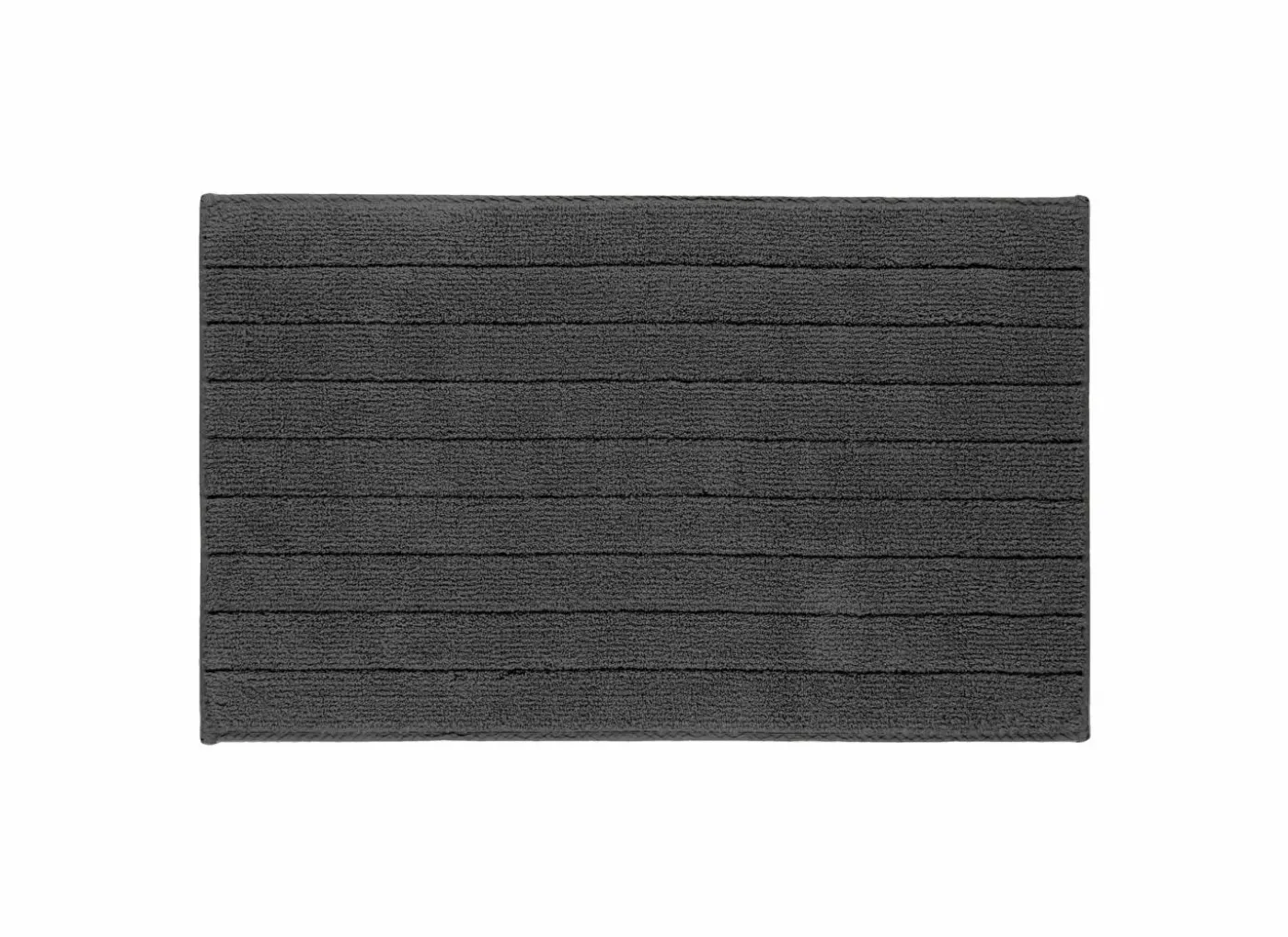 Badmat Luca 100x60cm - polyester & katoen - storm