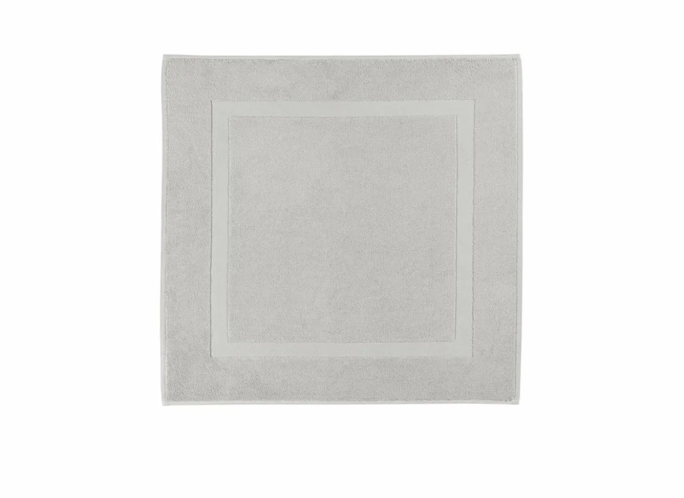 Badmat Una 60x60cm - katoen - white smoke