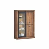 Barkast Elon 125cm - decor - acacia/zwart