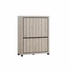 Barkast Eureka 132cm - decor - natural oak/zwart