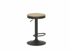 Barkruk Karma ZH59-80cm - hout - bruin/zwart
