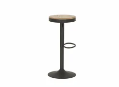 Barkruk Karma ZH59-80cm - hout - bruin/zwart