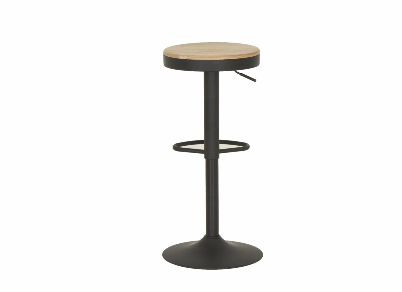 Barkruk Karma ZH59-80cm - hout - bruin/zwart