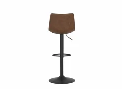 Barstoel Alamo ZH60-82cm - lederlook - cognac