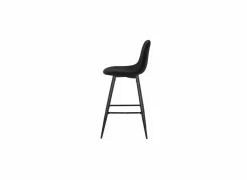 Barstoel Charlton ZH66cm - stof - zwart