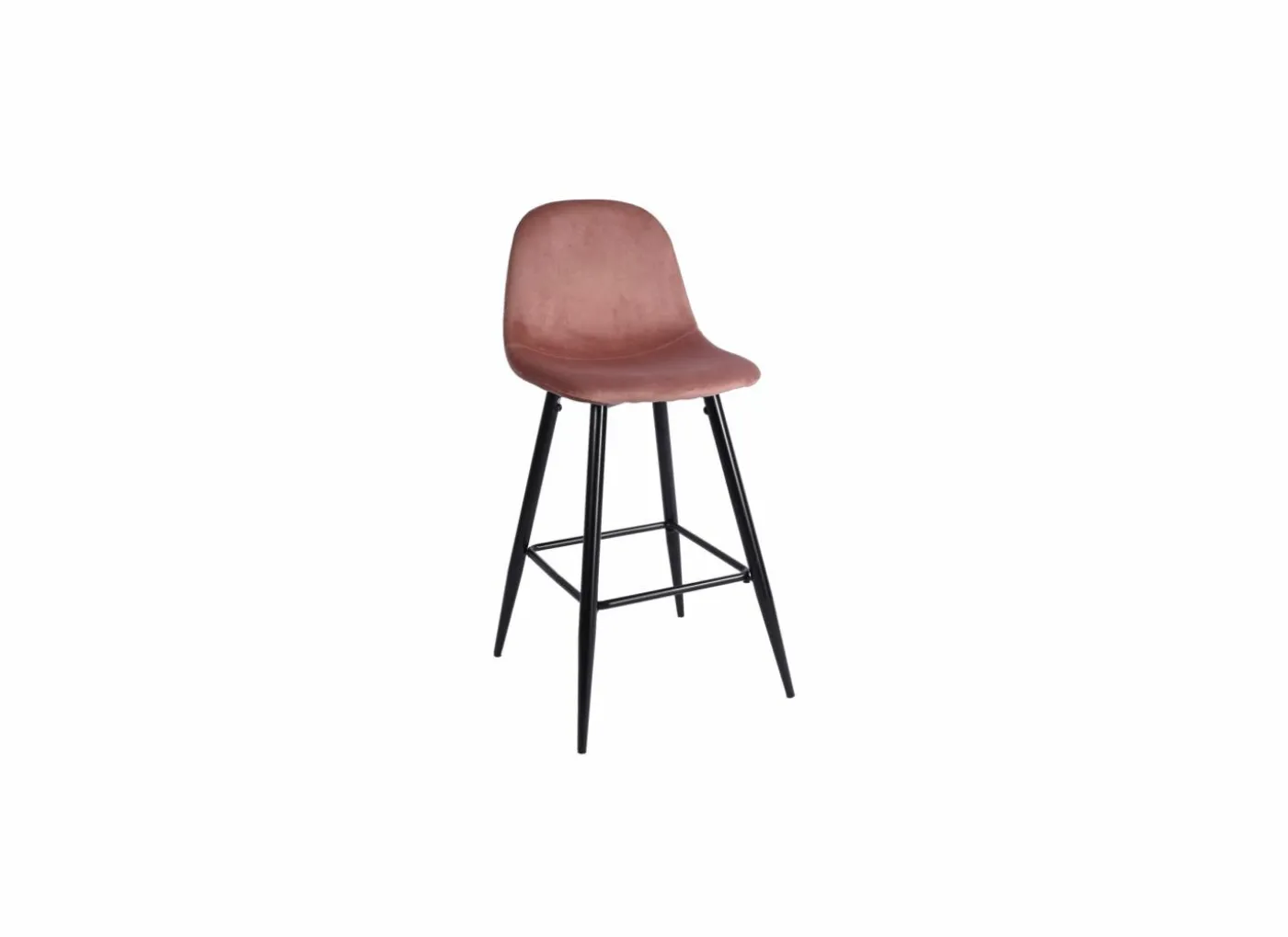 Barstoel Charlton ZH66cm - stof - misty roze