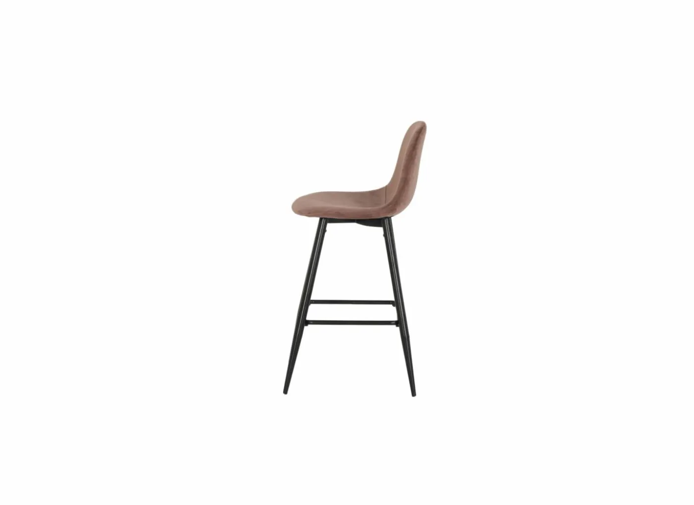 Barstoel Charlton ZH66cm - stof - misty roze