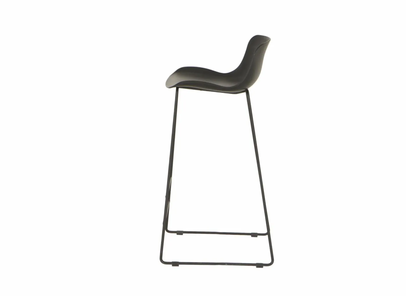 Barstoel Diavola ZH76cm - kunststof - zwart