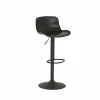 Barstoel Dune ZH57-78cm - kunststof - zwart