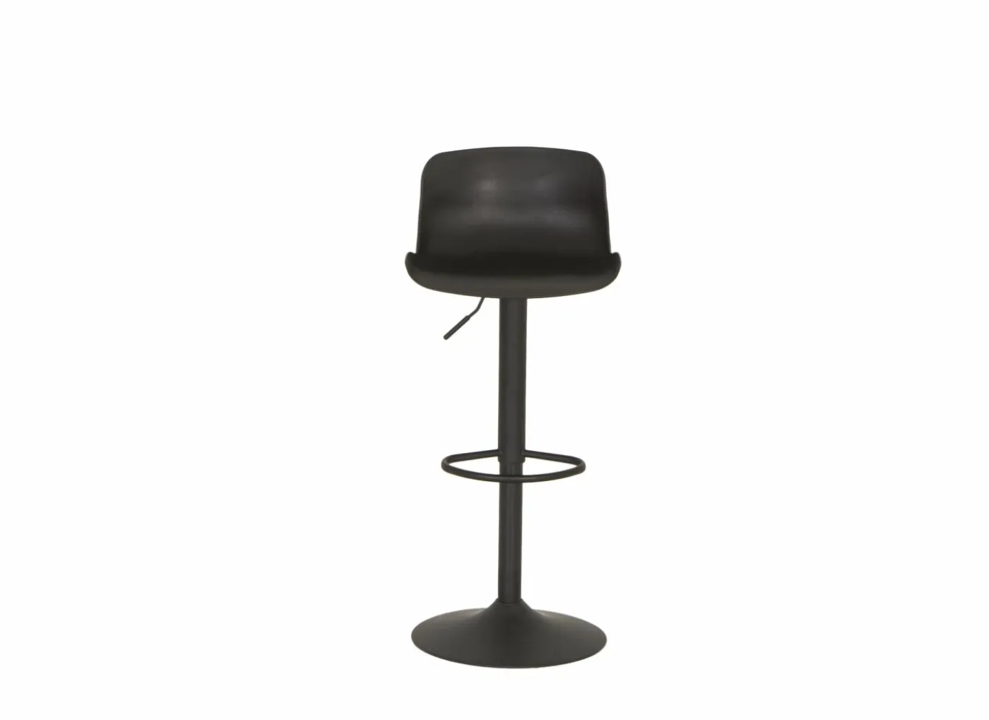 Barstoel Dune ZH57-78cm - kunststof - zwart