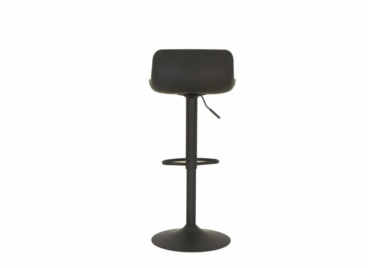 Barstoel Dune ZH57-78cm - kunststof - zwart