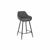 Barstoel Fangio ZH68cm - stof - antraciet