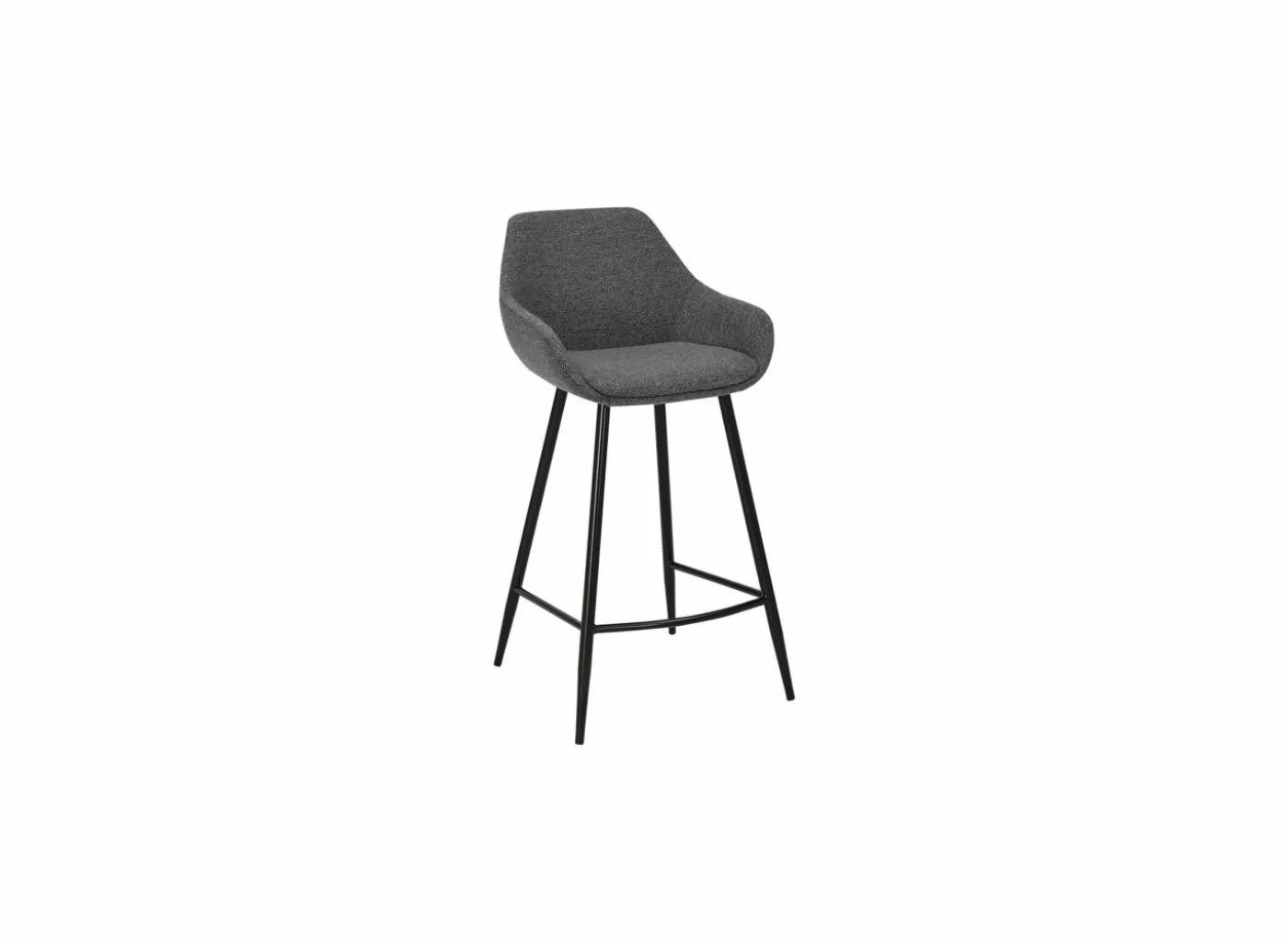 Barstoel Fangio ZH68cm - stof - antraciet