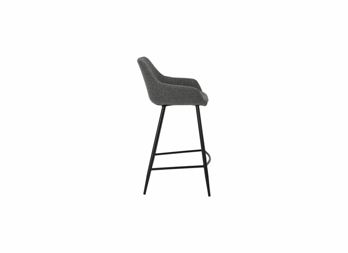 Barstoel Fangio ZH68cm - stof - antraciet