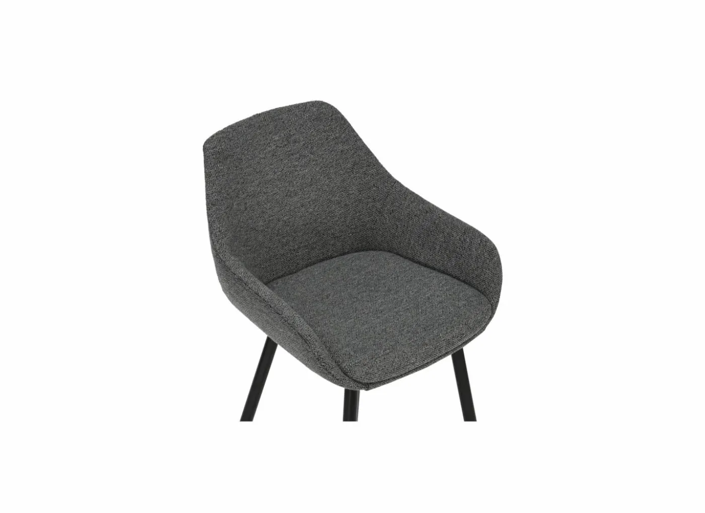 Barstoel Fangio ZH68cm - stof - antraciet
