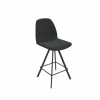 Barstoel Girona ZH65,5cm - kunststof - zwart
