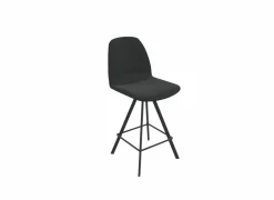 Barstoel Girona ZH65,5cm - kunststof - zwart