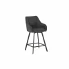 Barstoel Kanun ZH65cm - stof - grijs