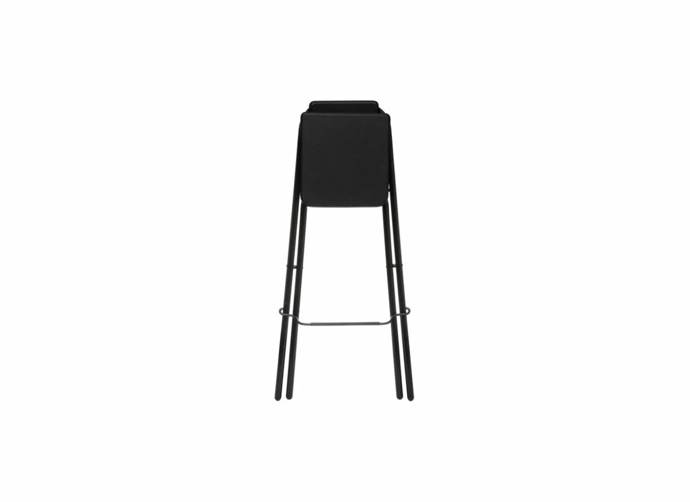 Barstoel Louna ZH75-75cm - MDF - zwart