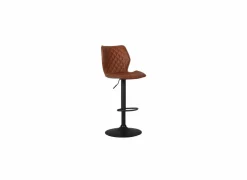 Barstoel Octavio lederlook - cognac