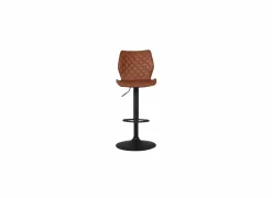Barstoel Octavio lederlook - cognac