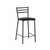 Barstoel Romy ZH65cm - stof - traffic black
