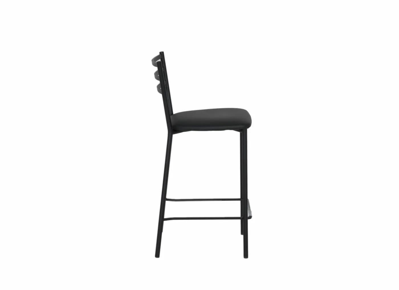 Barstoel Romy ZH65cm - stof - traffic black