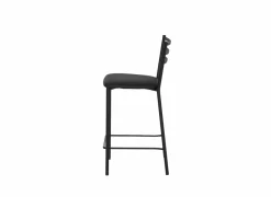 Barstoel Romy ZH65cm - stof - traffic black