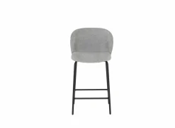 Barstoel Shell ZH65cm - stof - grijs