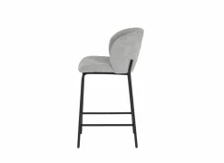 Barstoel Shell ZH65cm - stof - grijs