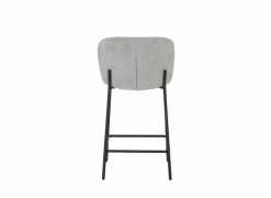 Barstoel Shell ZH65cm - stof - grijs