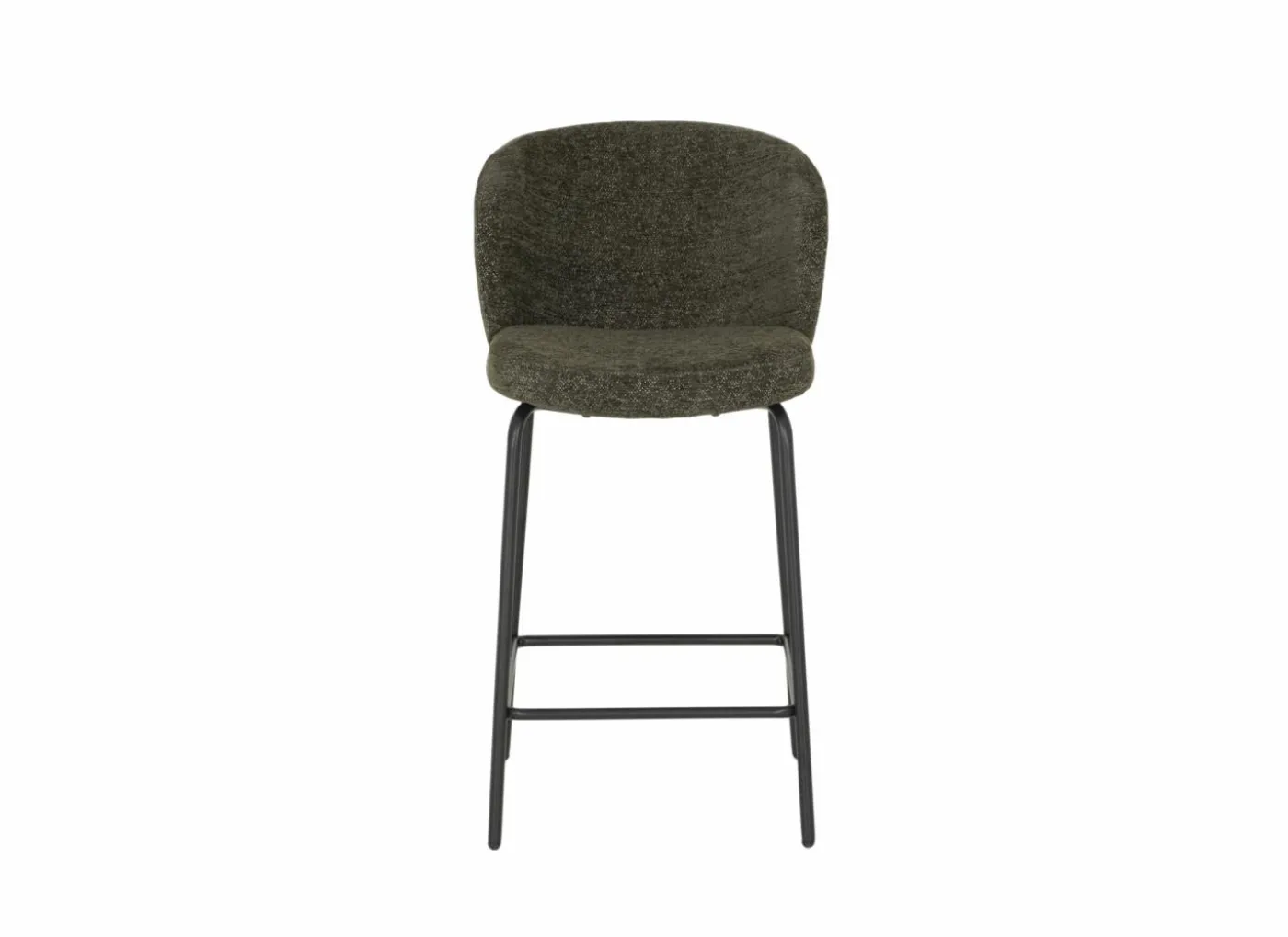 Barstoel Shell ZH65cm - stof - groen