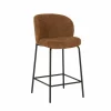 Barstoel Shell ZH65cm - stof - roest