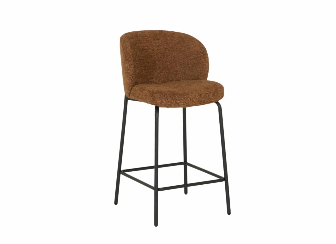 Barstoel Shell ZH65cm - stof - roest