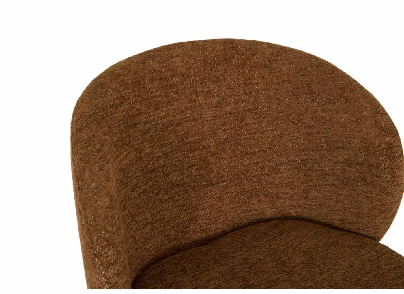 Barstoel Shell ZH65cm - stof - roest