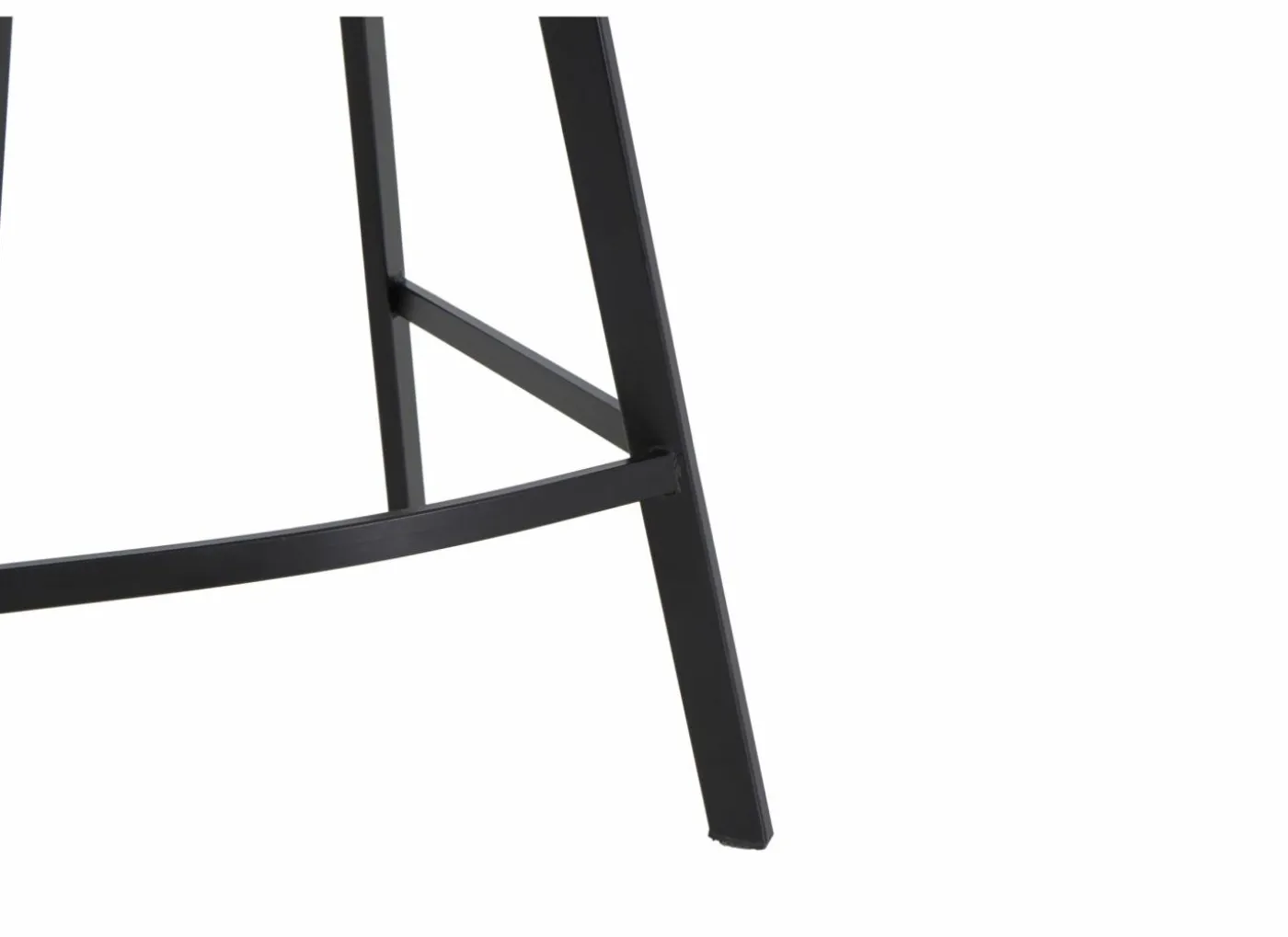 Barstoel Spartacus ZH65cm - lederlook - zwart