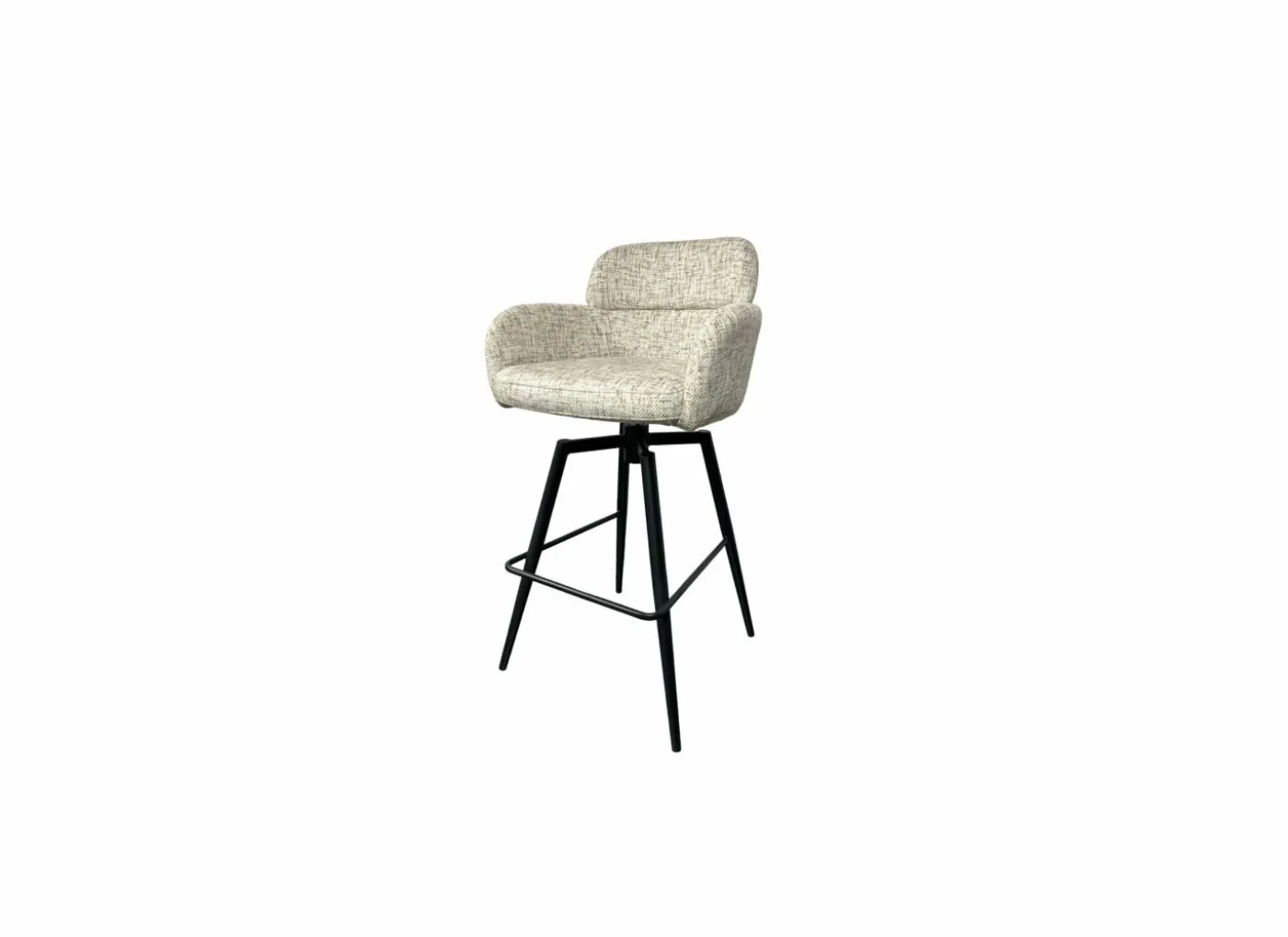 Barstoel Toba ZH77cm - polyestervezel - beige