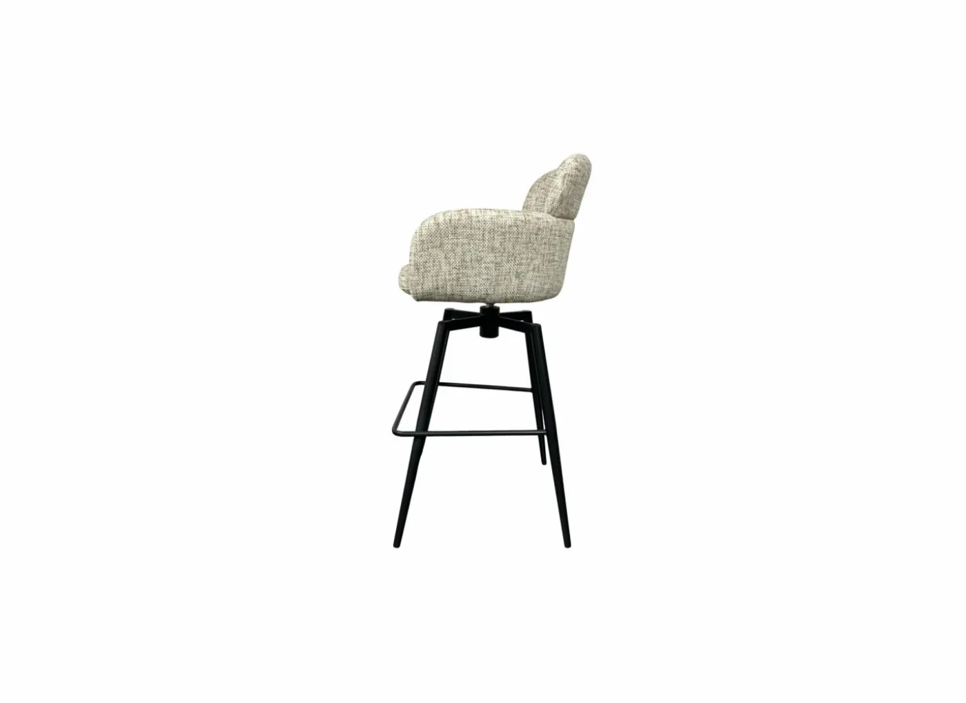 Barstoel Toba ZH77cm - polyestervezel - beige
