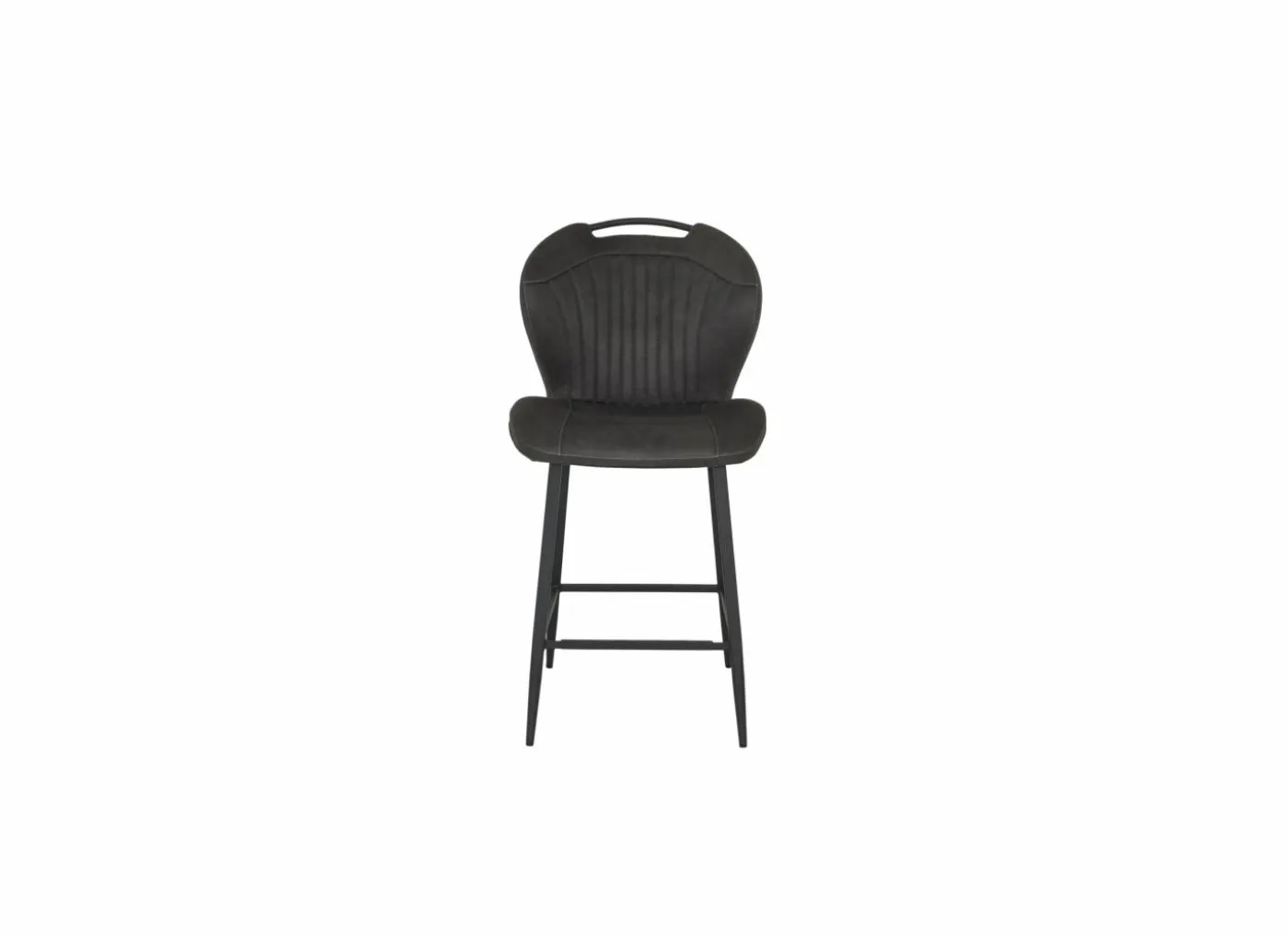 Barstoel Travis ZH66,5cm - stof - zwart